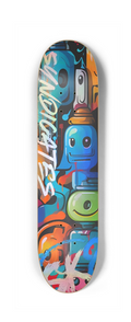 SK8 Syndicates Co. Bloc Boyz Kid's Deck 7.25"