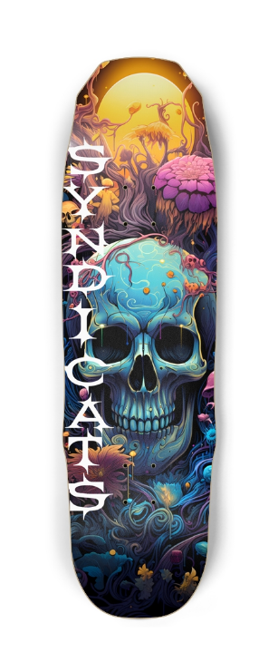 Sk8 Syndicate Co. "Psychedelic Skull" Sledge Series Deck
